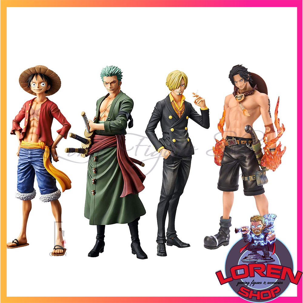 Mô Hình Onepiece | Ace- Luffy - Zoro - Sanji (28Cm)