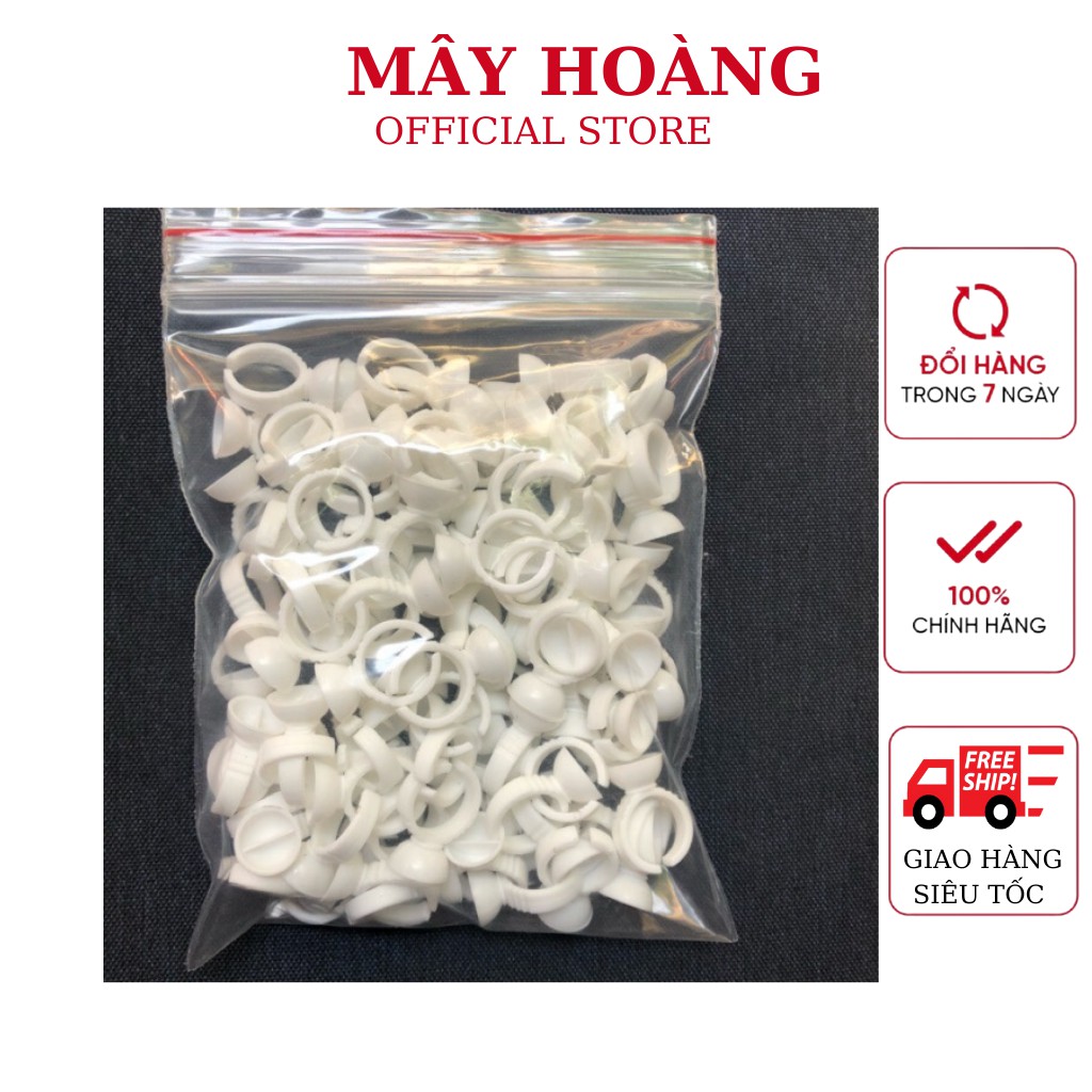 Nhẫn đựng keo nối mi ( bịch 100 nhẫn)