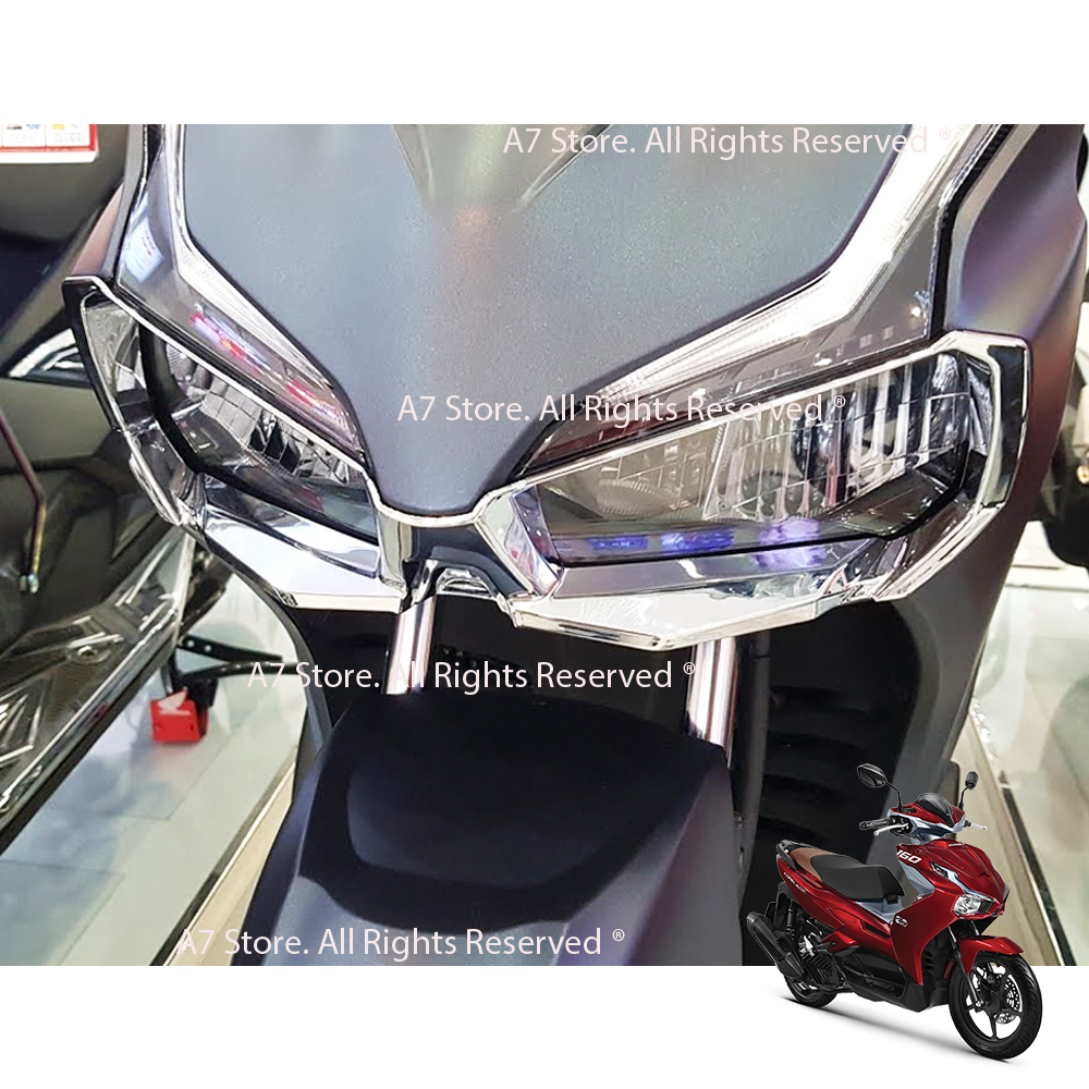 Ốp viền đèn pha air blade 2023 nhựa xi