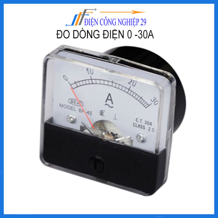 Đồng hồ Ampe kế xoay chiều BEW 5x5x3.5Cm