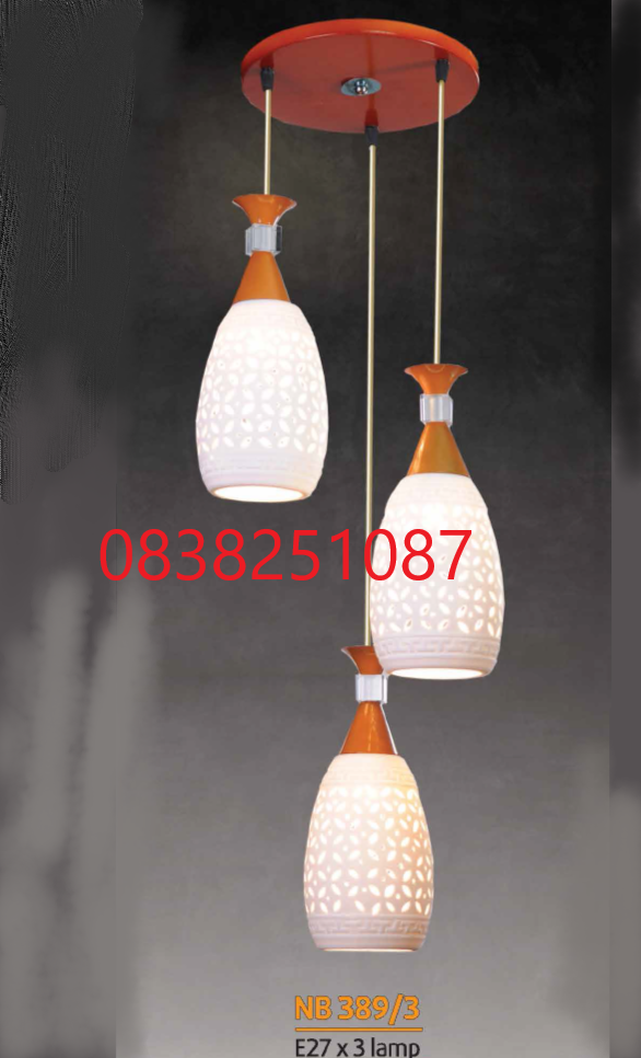 [HCM]ĐÈN THẢ TRẦN NB389-3 TẶNG BÓNG LED