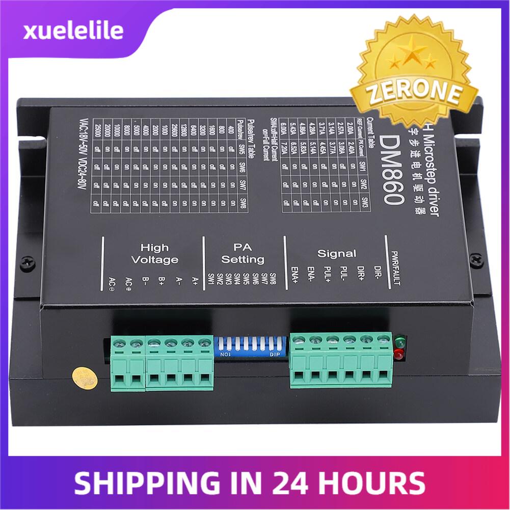 Stepper Motor Driver DM860 Aluminium Alloy Stepper Drives Durable High Security