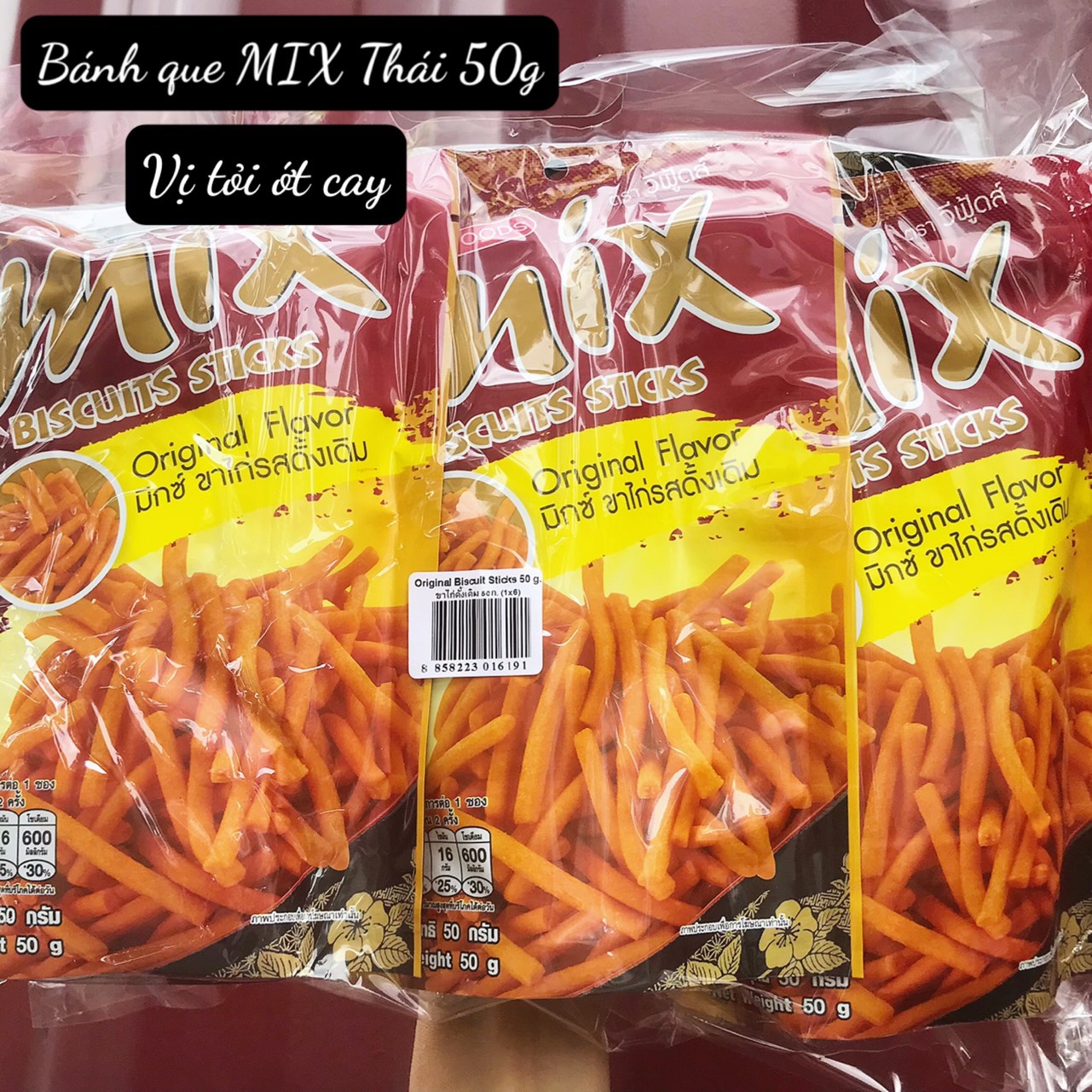 Bánh Que Mix Thái Lan 50gr/gói