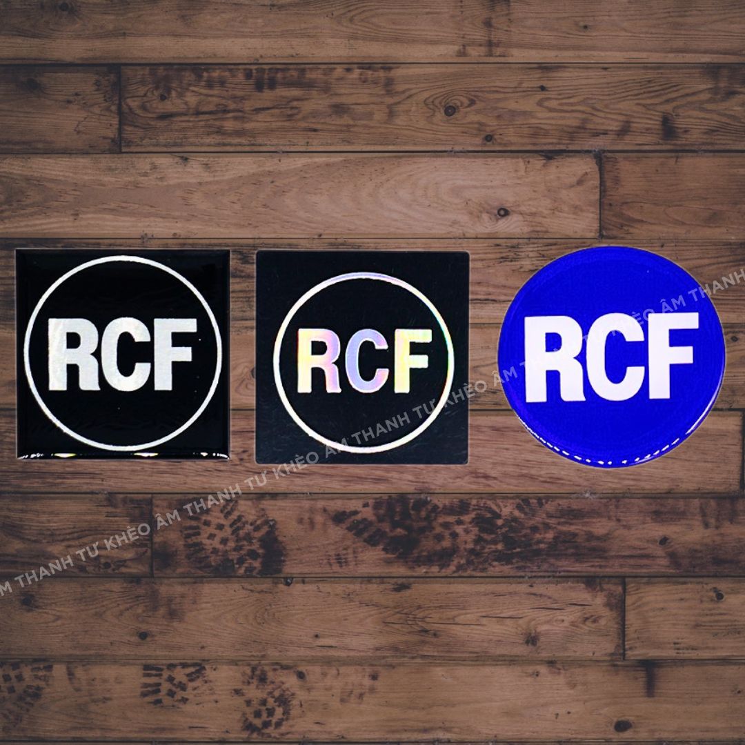 Tem Loa RCF Nhiều Mẫu Dán Thùng Loa ( 1 Đôi )