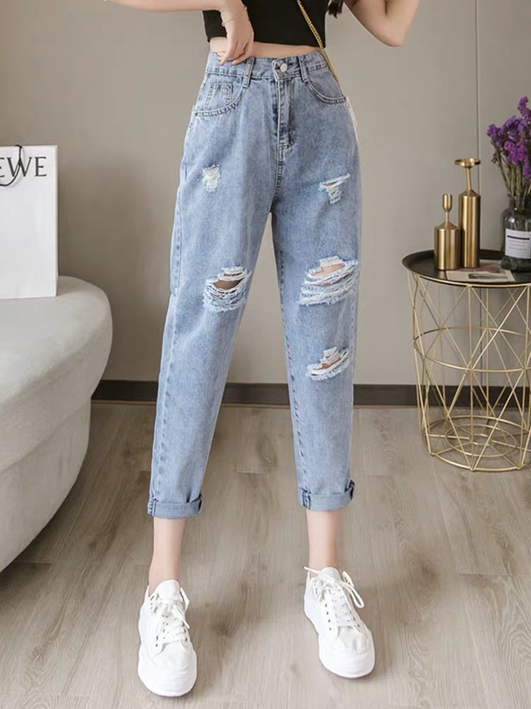 [HCM]quần jean baggy nữ BIG SIZE ms 2066 - MoliJeans