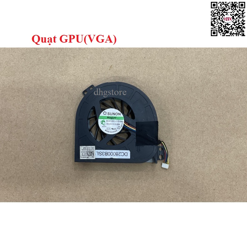 Fan radiator fan cpu-gpu laptop dell precision m4700