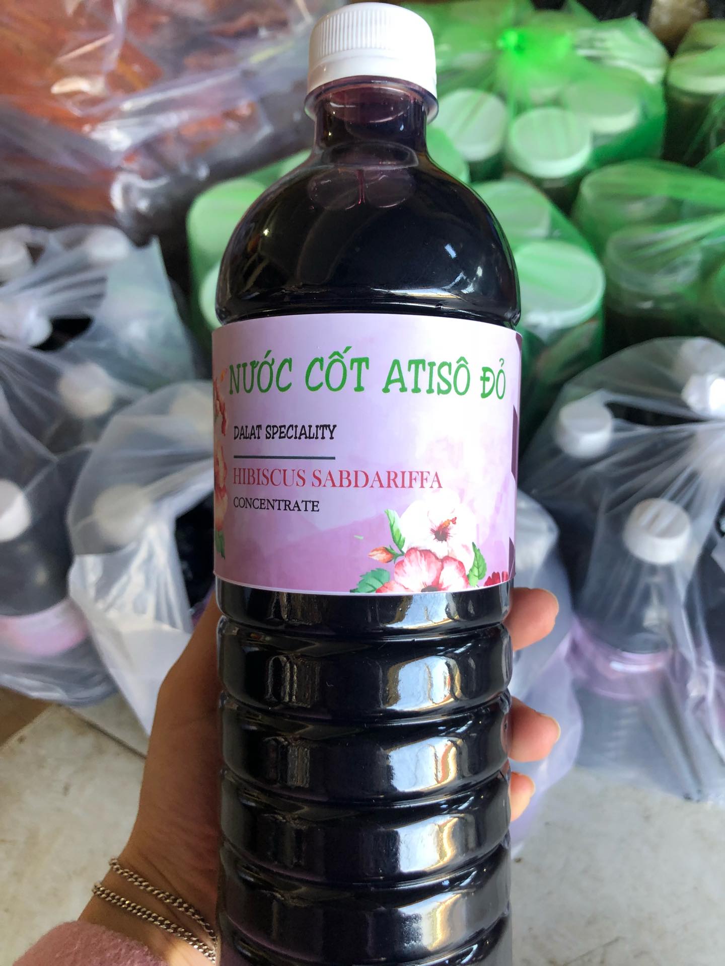 1 Lít Nước Cốt Atiso Đỏ Đà Lạt