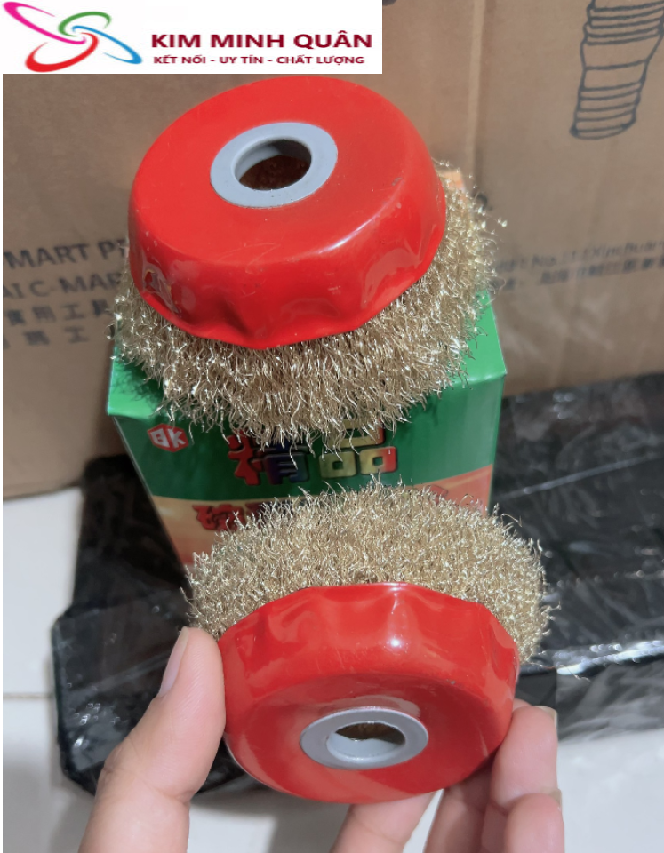 BỘ 2 CHÉN CƯỚC CHÀ SẮT - BÁNH CƯỚC- CHỔI ĐÁNH RỈ