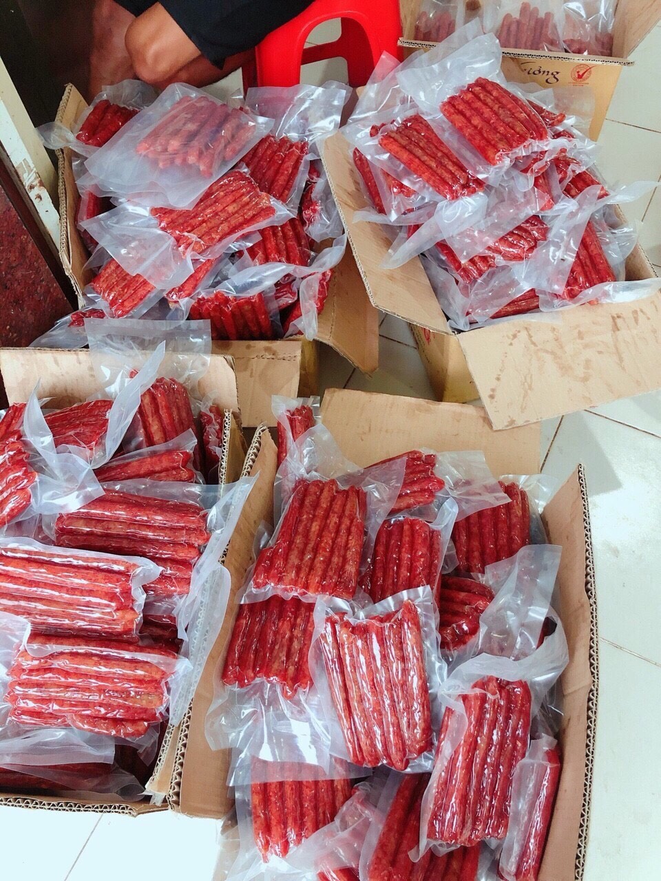 (1Kg) Lạp Xưởng Tôm Loại Đặc Biệt