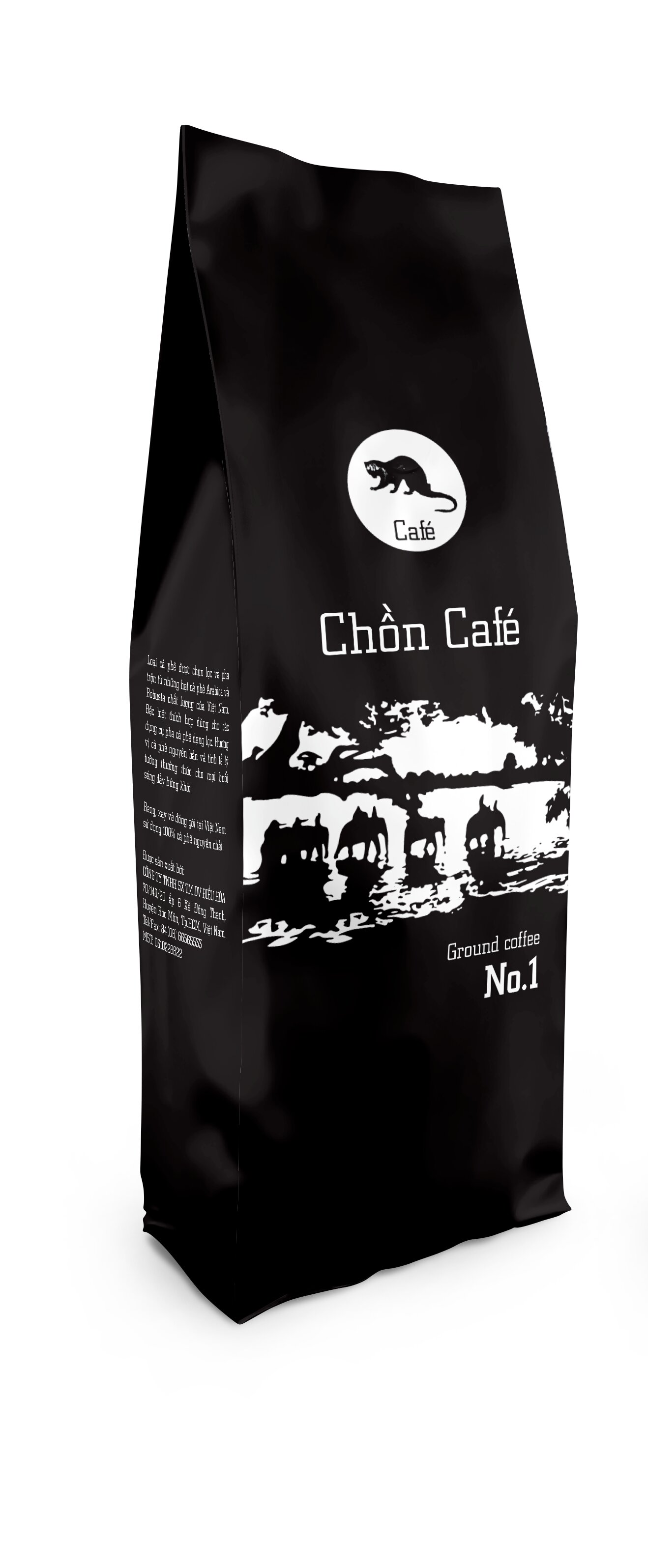 Thùng 10kg Cà Phê Bột pha phin - Chồn café No.1