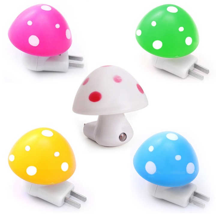 HÌNH CÂY NẤM. ĐÈN NGỦ BÓNG LED CÓ CẢM ỨNG KHI TĂT ĐÈN TỰ SANG. TH075