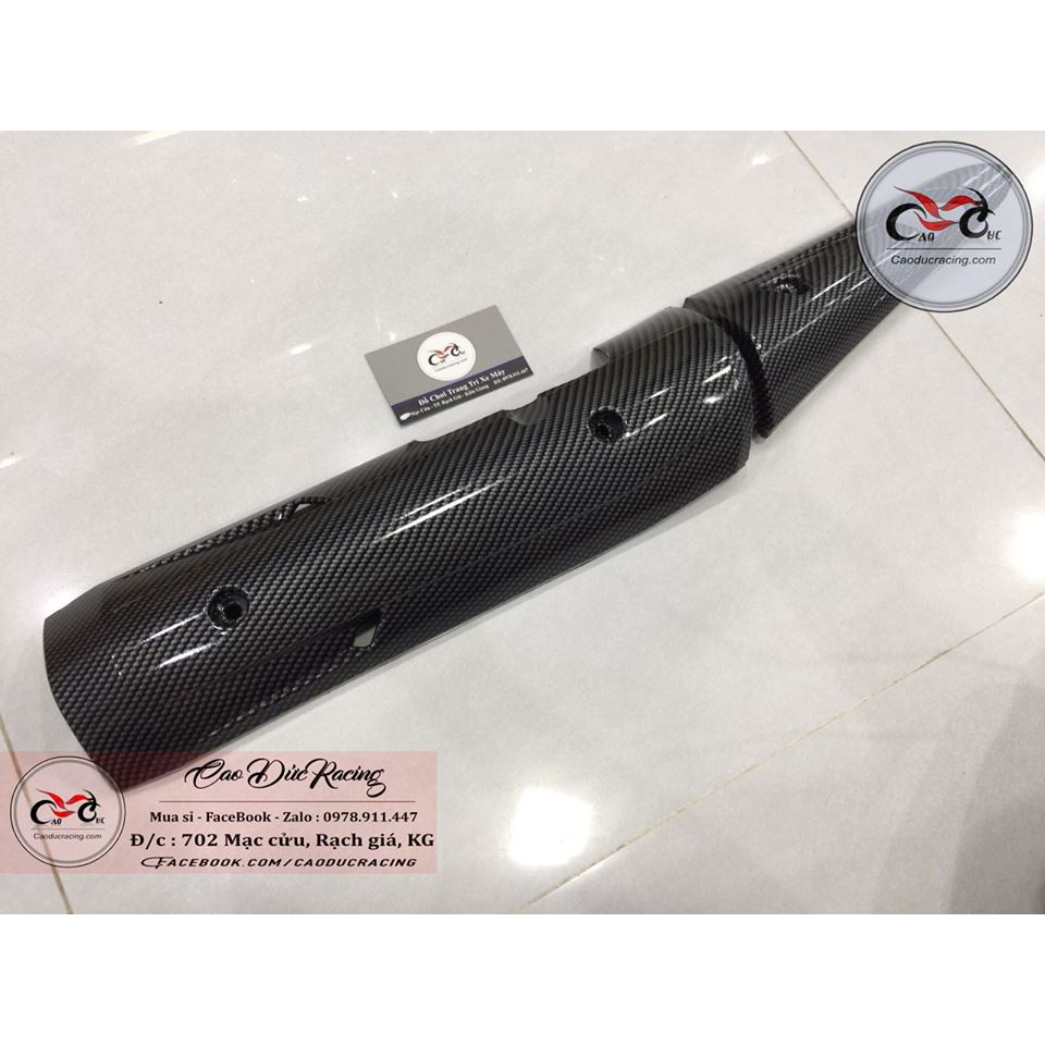 ốp pô lớn Ex150 che bô lớn ex150 Sơn cacbon