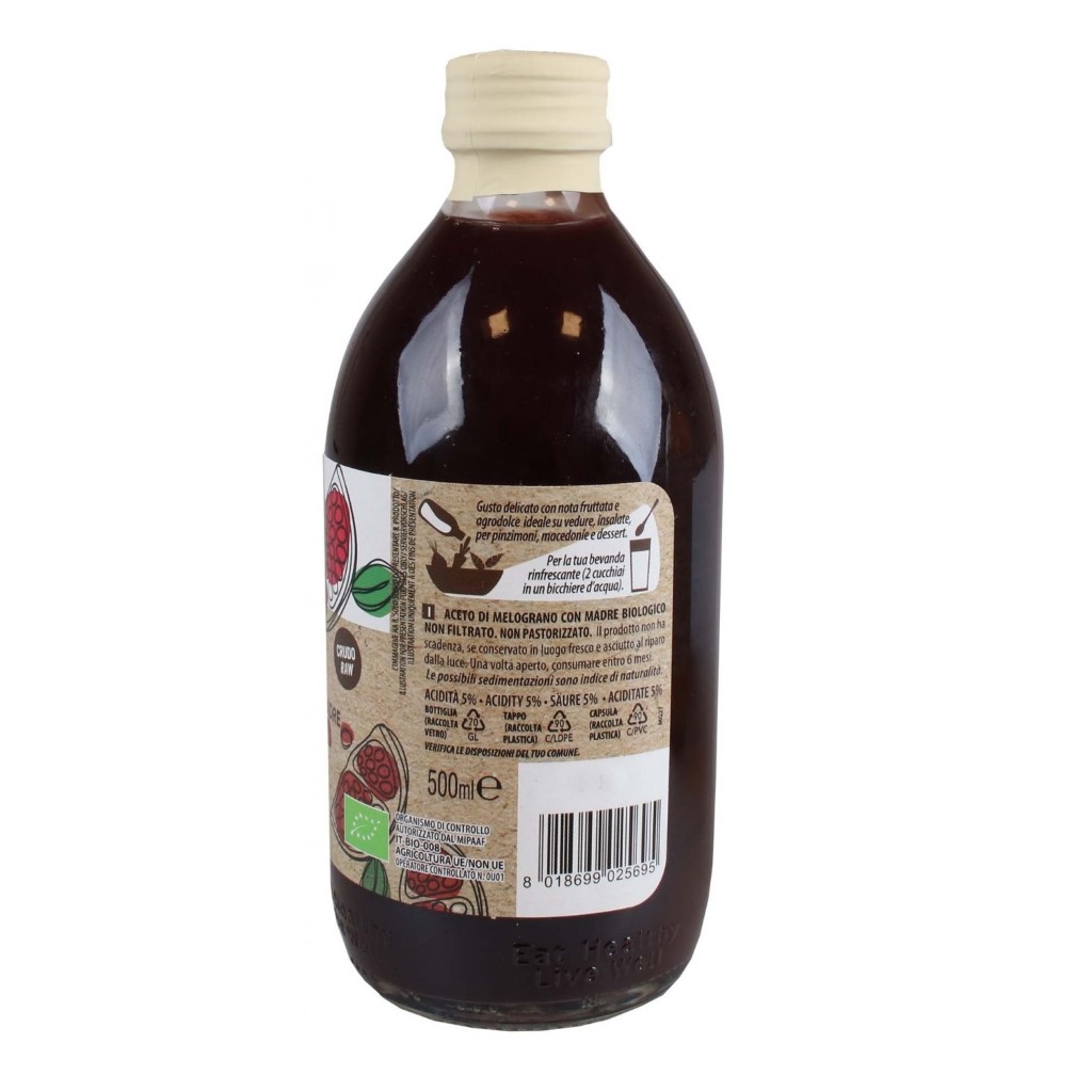 Giấm Lựu hữu cơ (Có giấm cái) ProBios 500ml