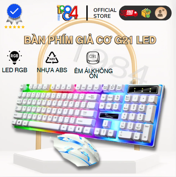 Bàn phím G21 LED giả cơ game chuyên dụng