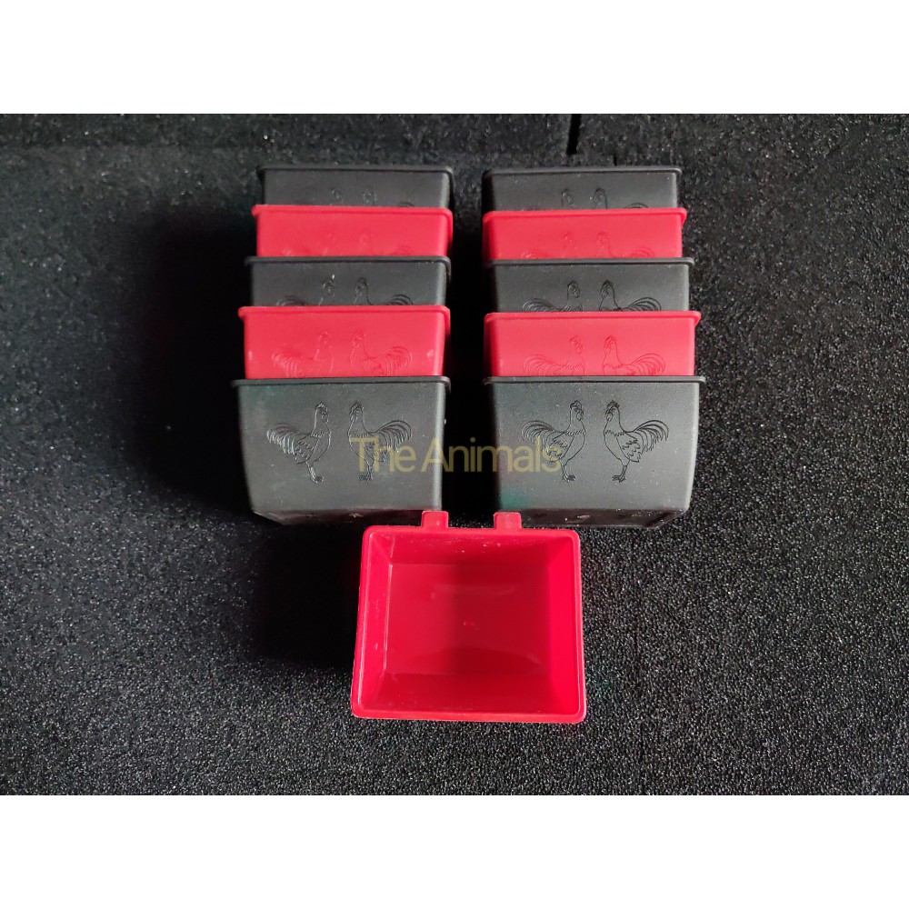 [HCM][Combo 10 cái] Máng ăn Thái cho gà bồ câu vẹt (size nhỏ)