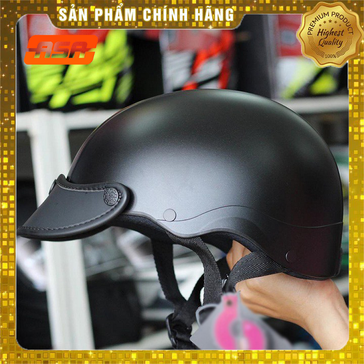 Mũ Bảo Hiểm 1/2 SRT helmets - Kiểu Sơn 2 Sọc