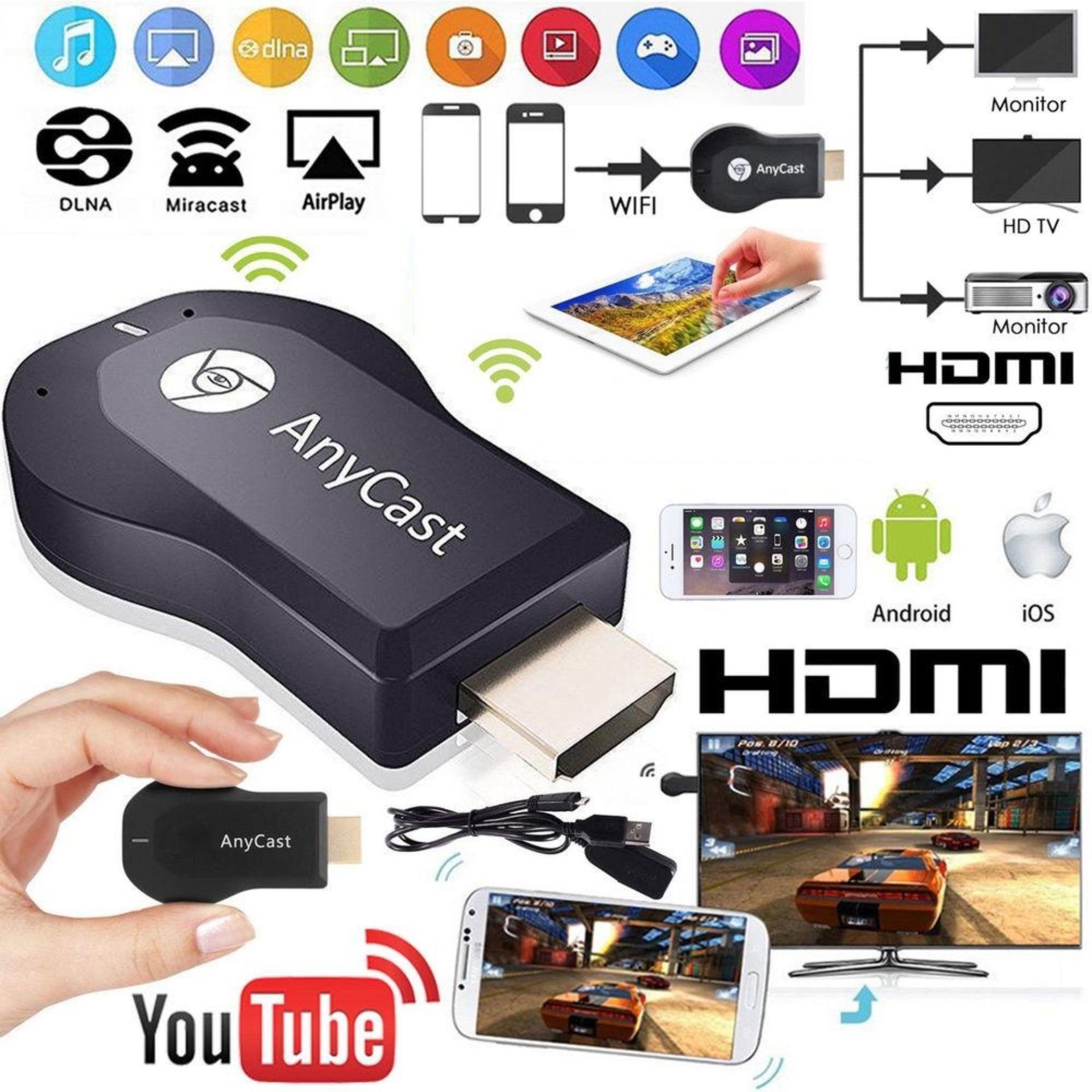 HDMI Không Dây Anycast MX - Chia Sẻ Kết Nối Điện Thoại, Laptop, Máy Chiếu, Các Thiết Bị Điện Tử Lên Màn Hình TV Hỗ Trợ Google Chrome Thông Minh - Thiết Bị Kết Nối Không Dây, Kết Nối Không Dây Hdmi - BH Toàn Quốc