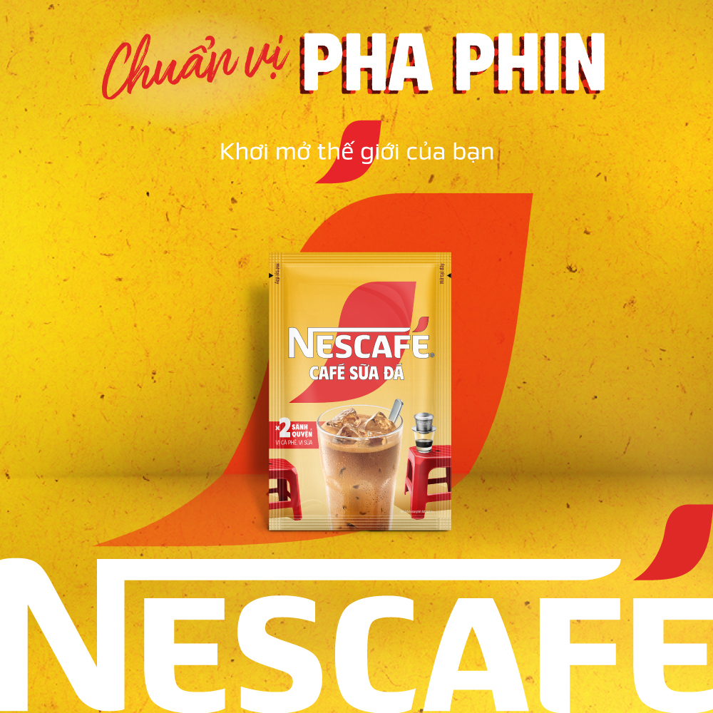 [FREESHIP TOÀN QUỐC] Combo 2 hộp Cà Phê Sữa NESCAFÉ Cà Phê Sữa Đá (Hộp 10 Gói x 24g)