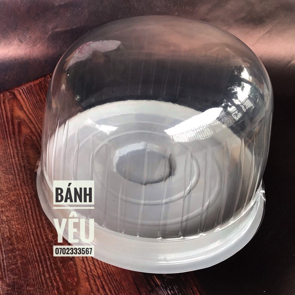 Hộp Nhựa Bánh Kem H25, hộp đựng bông lan, bánh bao