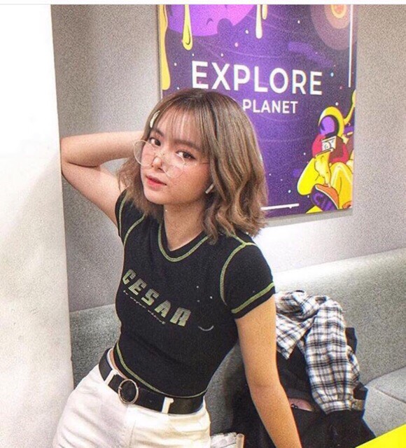 [HCM][Có ảnh thật] Áo thun croptop ôm body Cesar