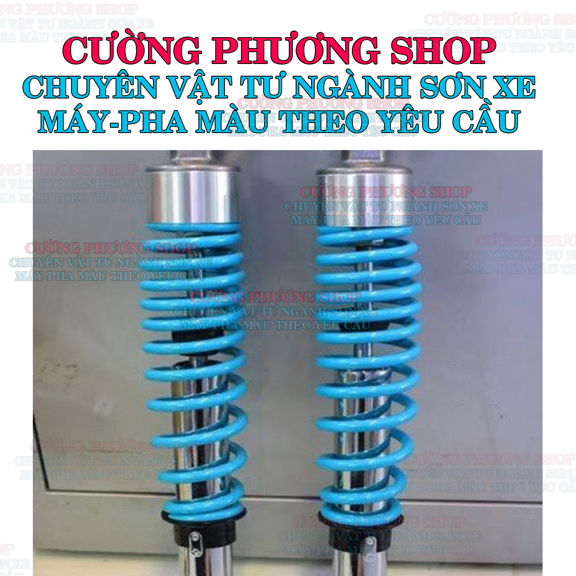 Sơn xe màu xanh Nitro