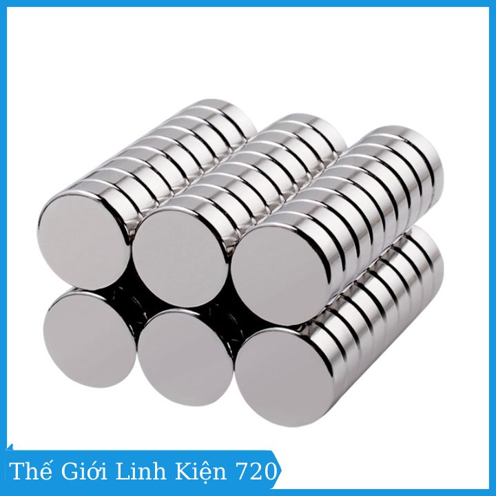 Bộ 5 viên nam châm đất hiếm 10x2mm