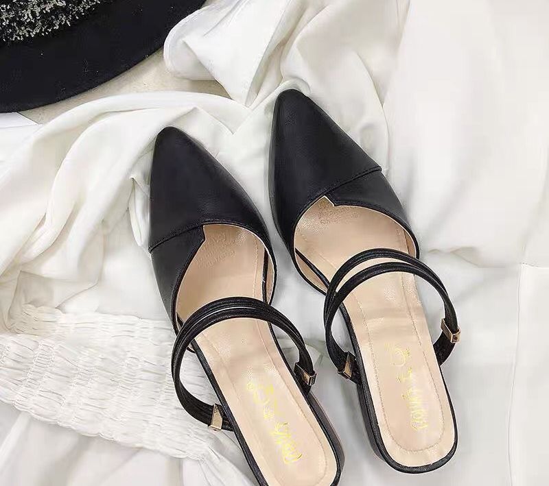 Sandal cao gót nữ mũi nhọn đế 3f đi được 2 kiểu thay đổi giày cao gót công sở dễ phối đồ mẫu hot 2021