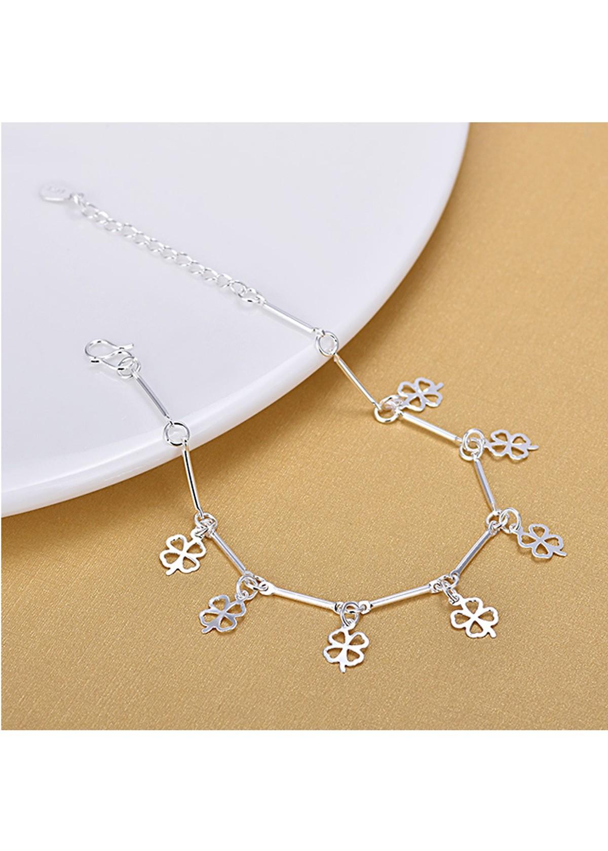 Lắc tay kiêm lắc chân cỏ bốn lá may mắn