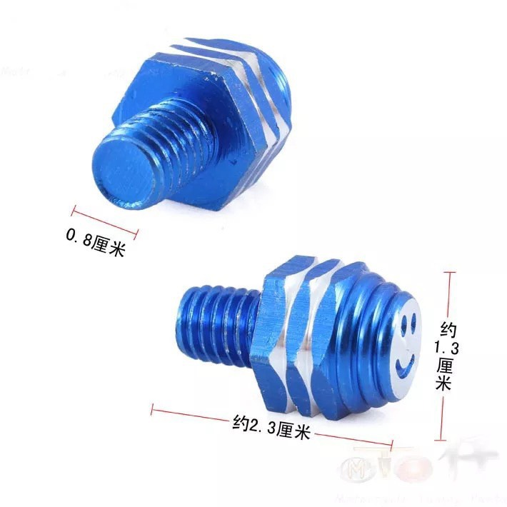 Nút ốc mặt cười chân gương các loại xe( giá 1 ốc)