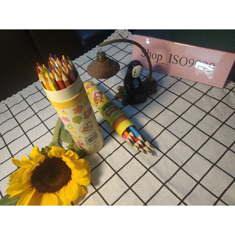 Bút chì màu cao cấp 12 màu/18 màu/24 màu (nắp ống có gọt chì)