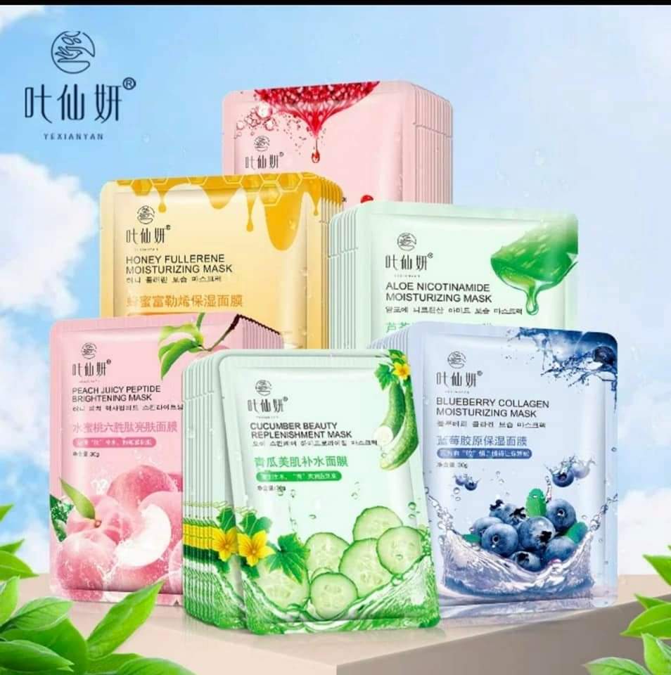 [Combo 6 miếng]Mặt nạ trái cây YEXIANYAN