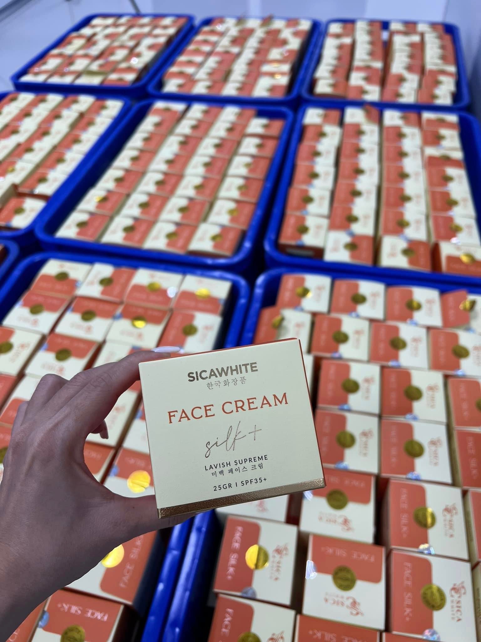 [CHÍNH HÃNG] Kem face Lụa Mini 6Gram - Face Lụa dưỡng da tinh chất cá tằm vàng, face Silk sica white