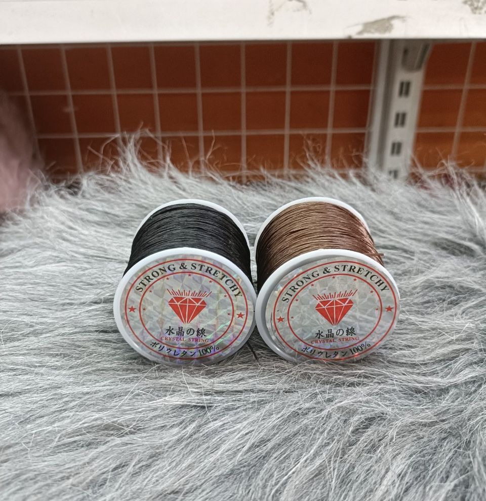 Chỉ nối tóc cao cấp cuộn dày, bền dai có nâu và đen