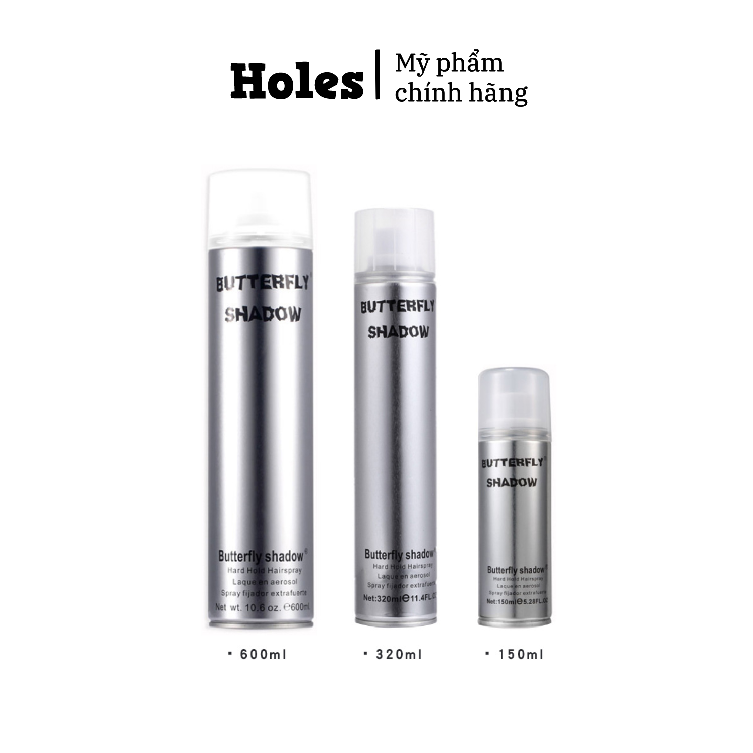 Gôm xịt tóc Butterfly Shadow chính hãng