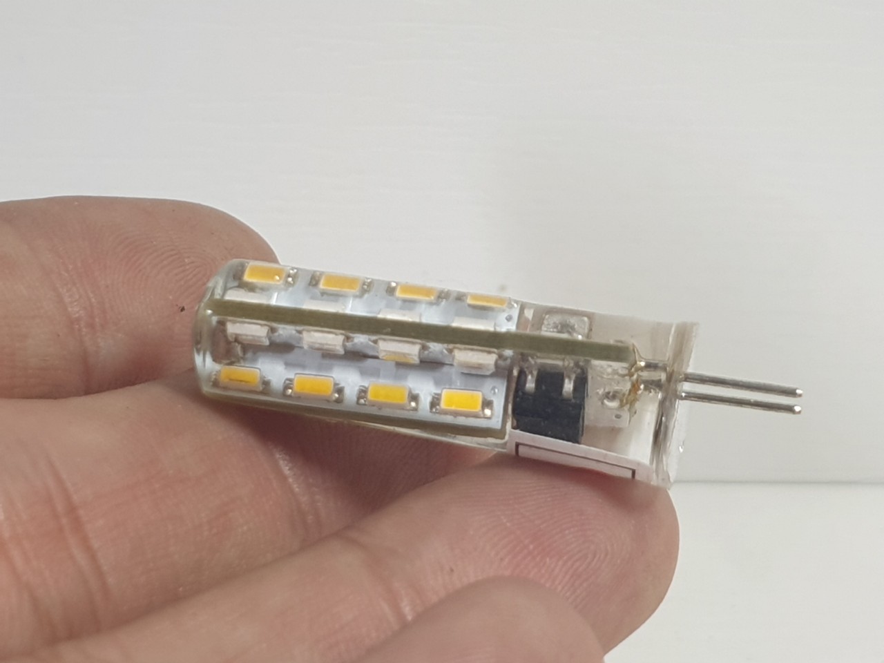 Bóng led ghim 2 chân siêu sáng G4 3W (Ánh sáng Trắng hoặc Vàng - 12V hoặc 220V)