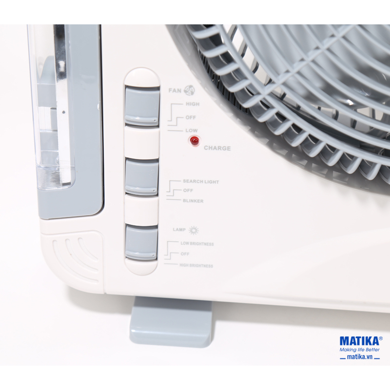 Quạt sạc điện MATIKA MTK-6315 4IN1
