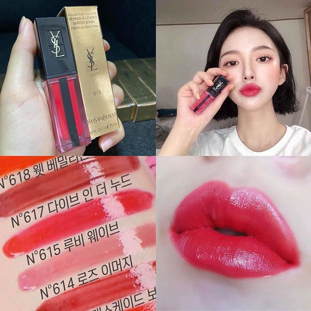 [HCM]Son YSL Water Stain 615 Ruby Wave