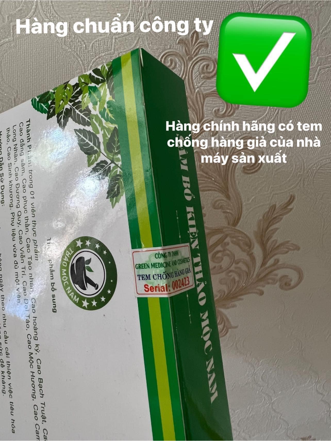 Sâm Bổ Kiện Thảo Mộc Nam - Mẫu Mới Tặng PROTEIN