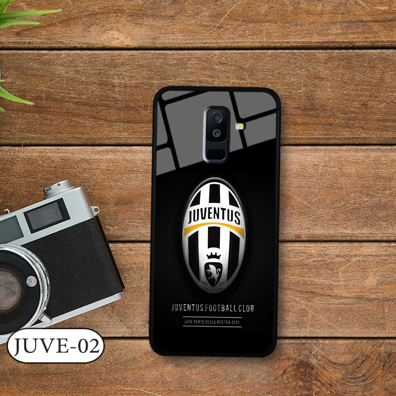 Ốp lưng kính 3D Samsung A6 Plus 2018 hình đội bóng
