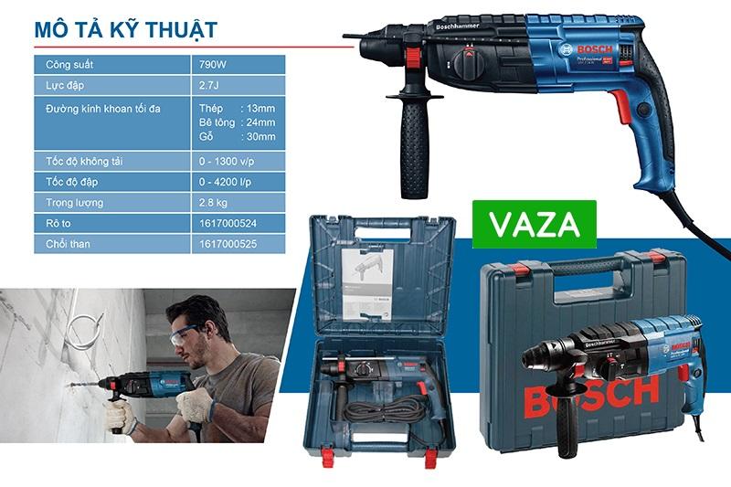 Máy khoan bê tông Bosch GBH 2-24 DFR