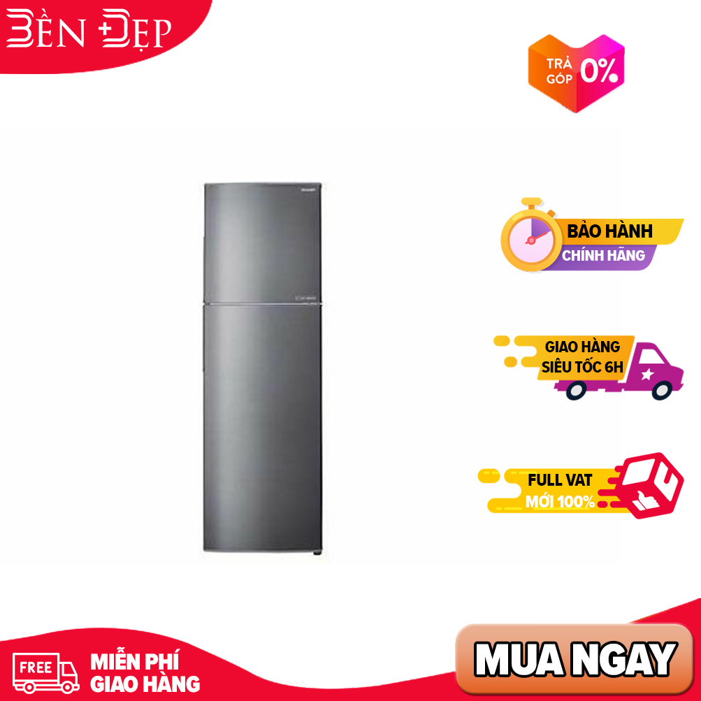 [Trả góp 0%]SJ-X281E-SL/ SJ-X281E-DS  Tủ lạnh Sharp Inverter 271 lít (Giá áp dụng giao tại HN, HCM& các tỉnh liên hệ shop)