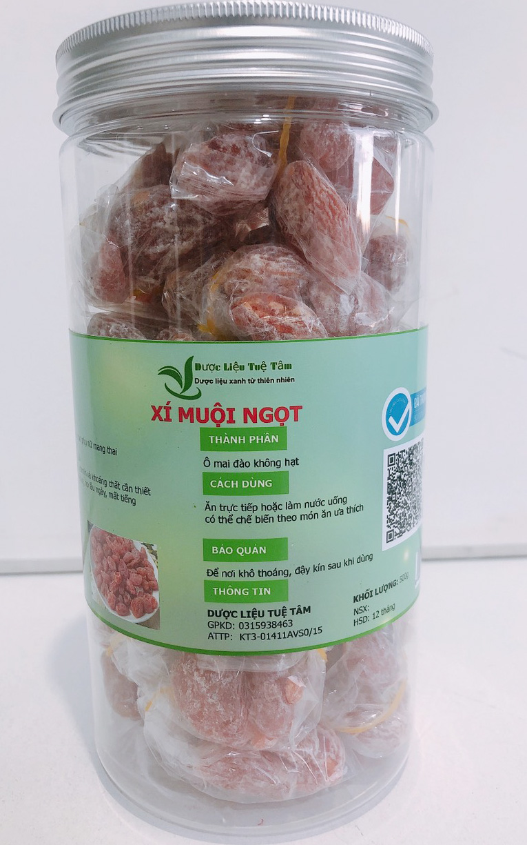 [HCM]Xí muội chua ngọt - Ô mai đào (Gói 200gr)