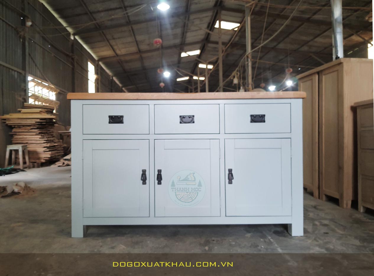 Tủ sideboard 3 hộc kéo 3 cửa