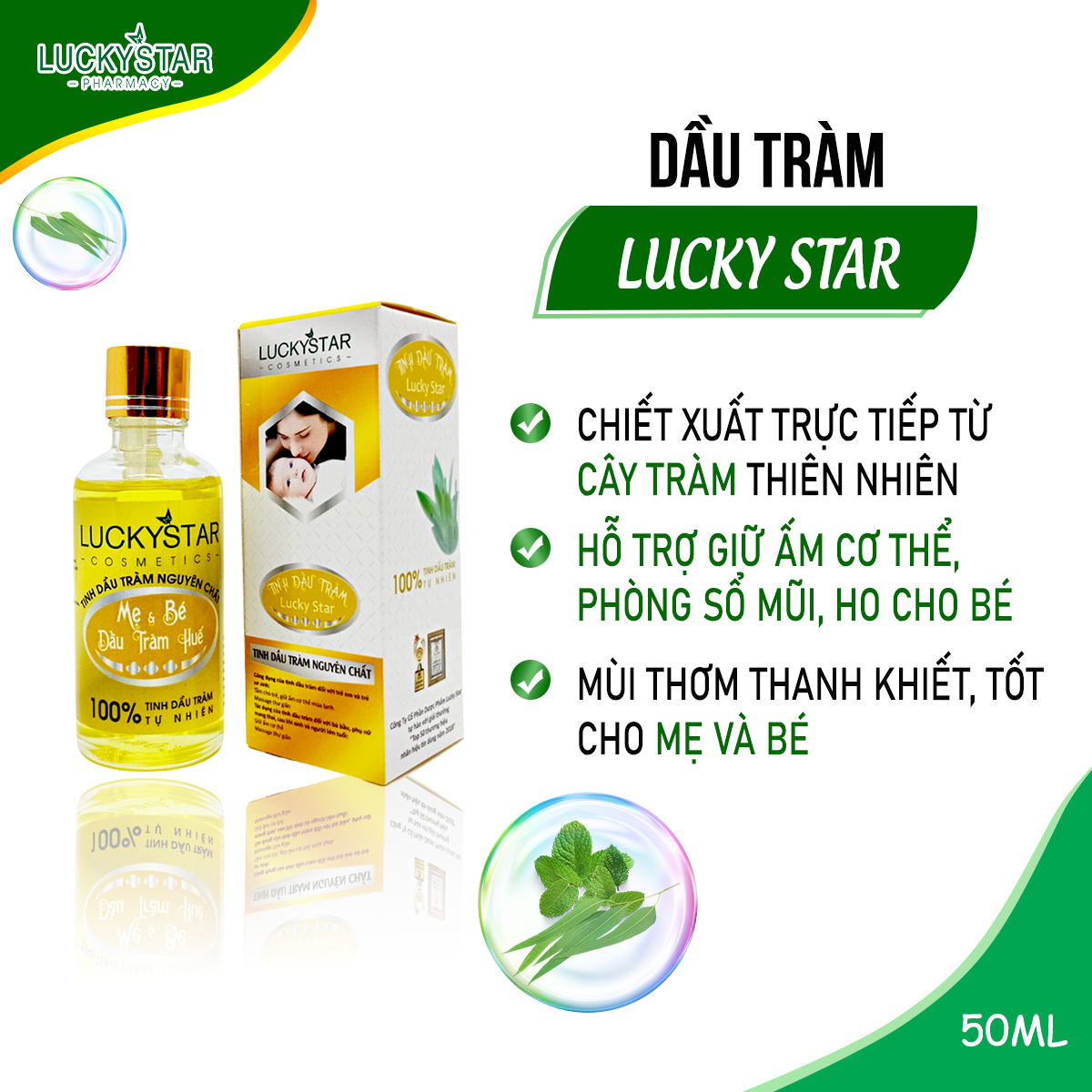 Lucky Star Melaleuca Essential Oil 50ml