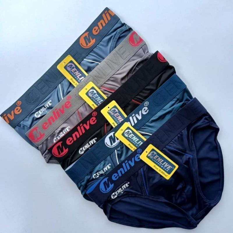 COMBO 5 QUẦN LÓT THUN LẠNH NAM 140k ( có ảnh thật shop chụp)