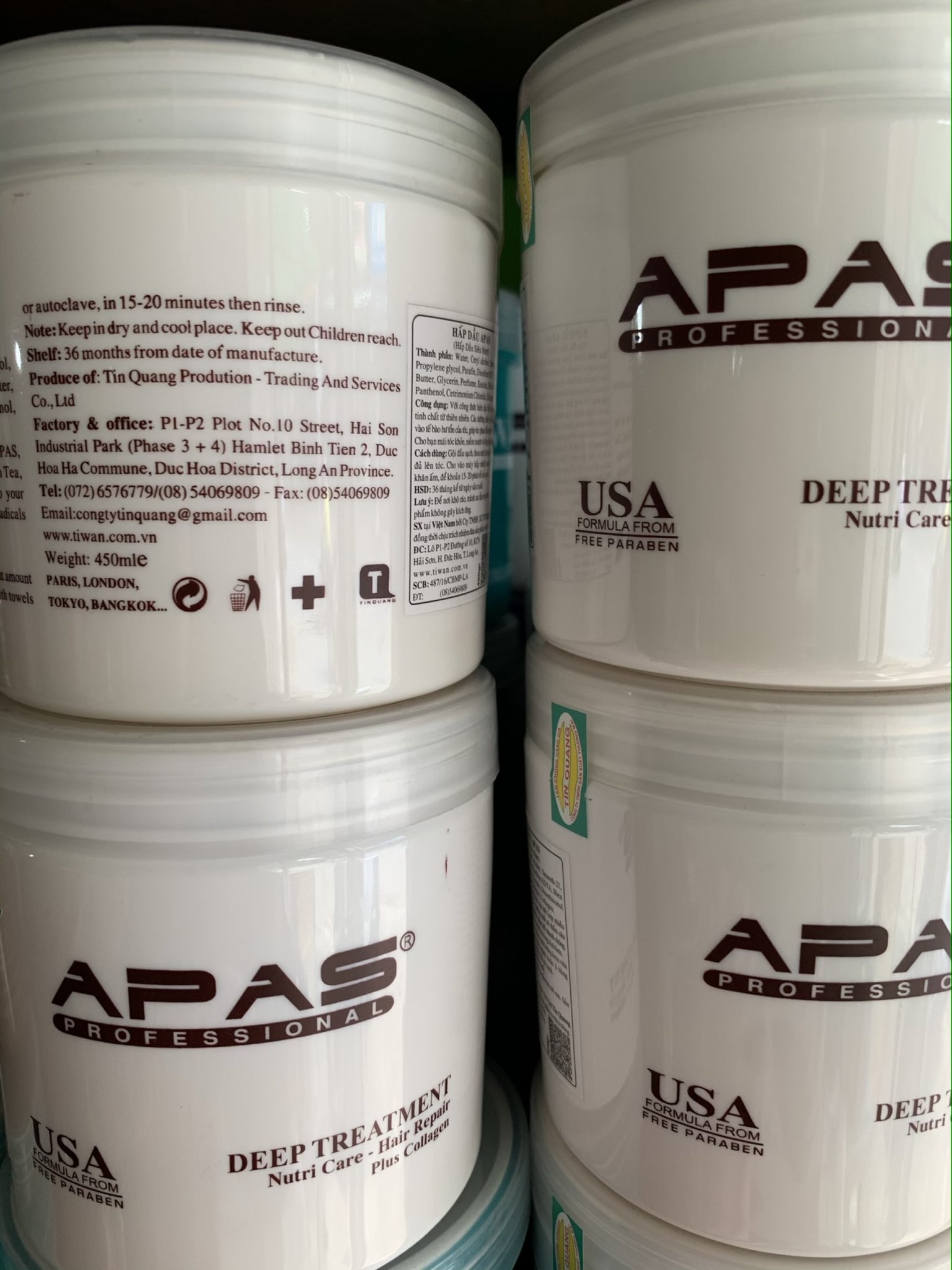 HẤP DẦU APAS SIÊU DƯỠNG - HẤP DẦU APAS trắng