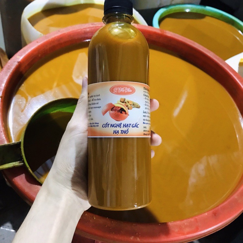 Cốt nghệ hạt gấc hạ thổ (face)