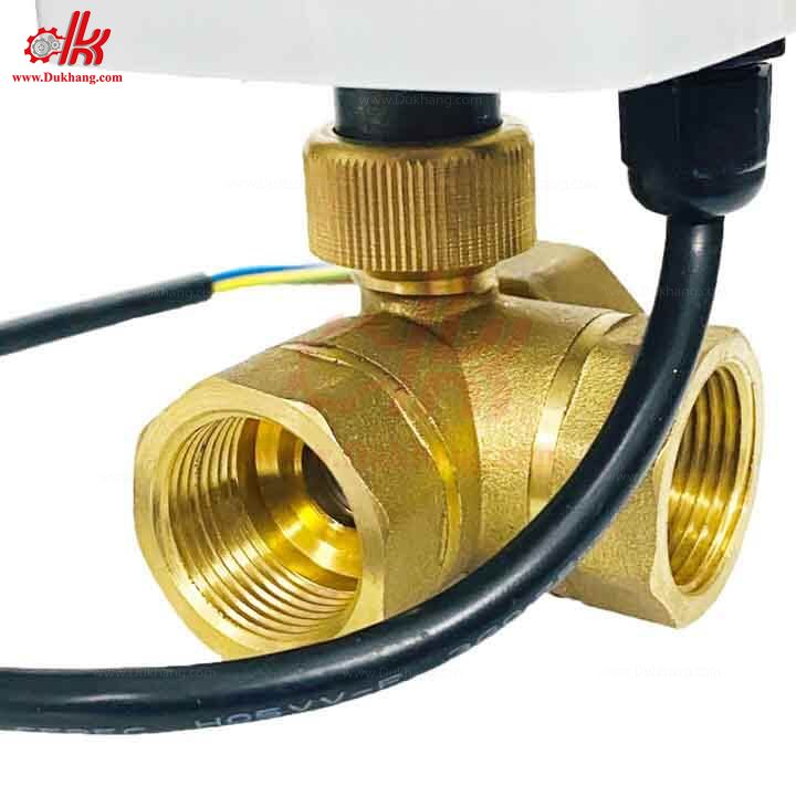 Van motor điện 3 ngã, 3 dây đóng mở nước