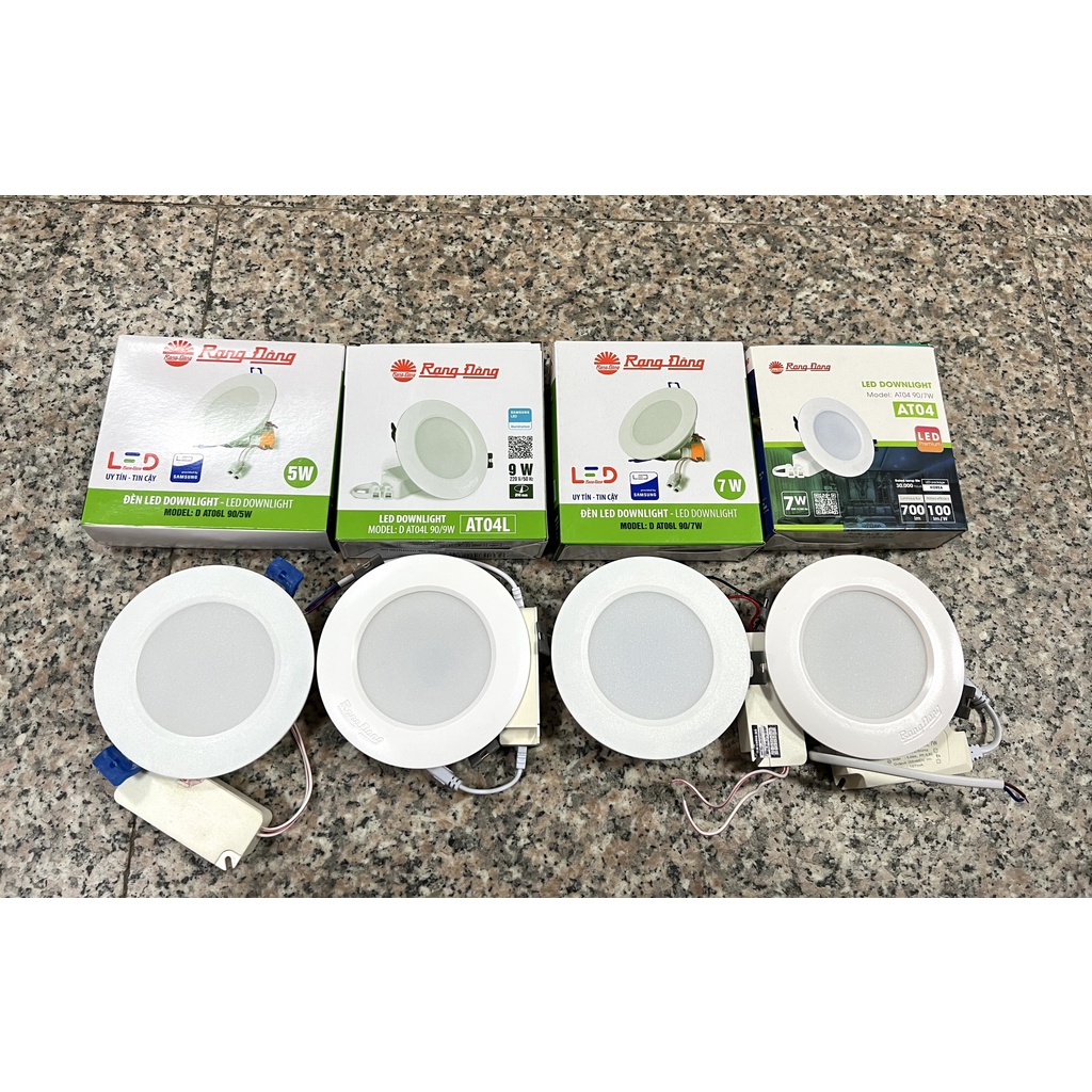 [Chính Hãng] Đèn âm trần downlight Rạng Đông 5w/90 - 7w/90 - 9w/90