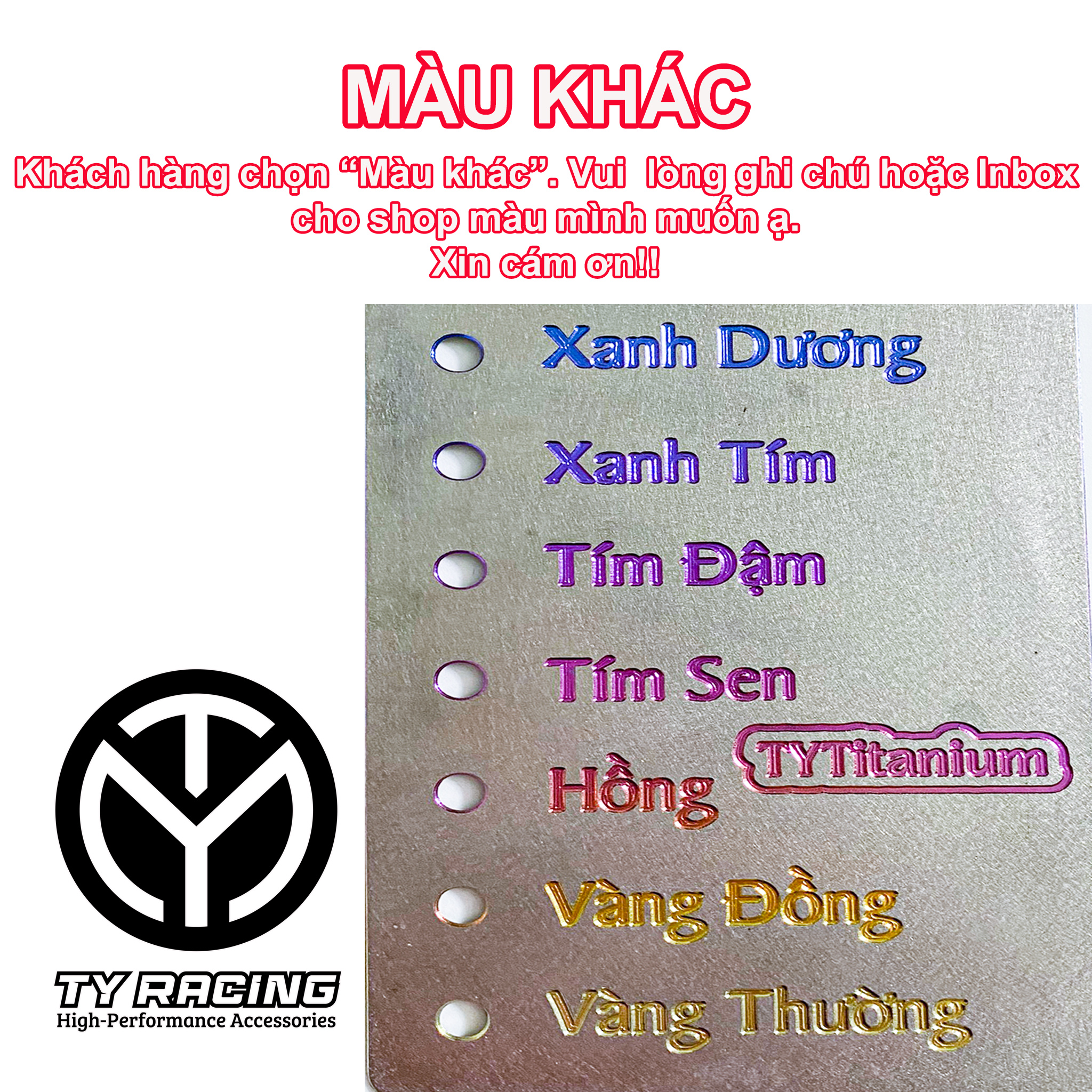 [HCM]????ỐC TÁN 6li TITAN GR5 bắt tán đồ chơi xe ????